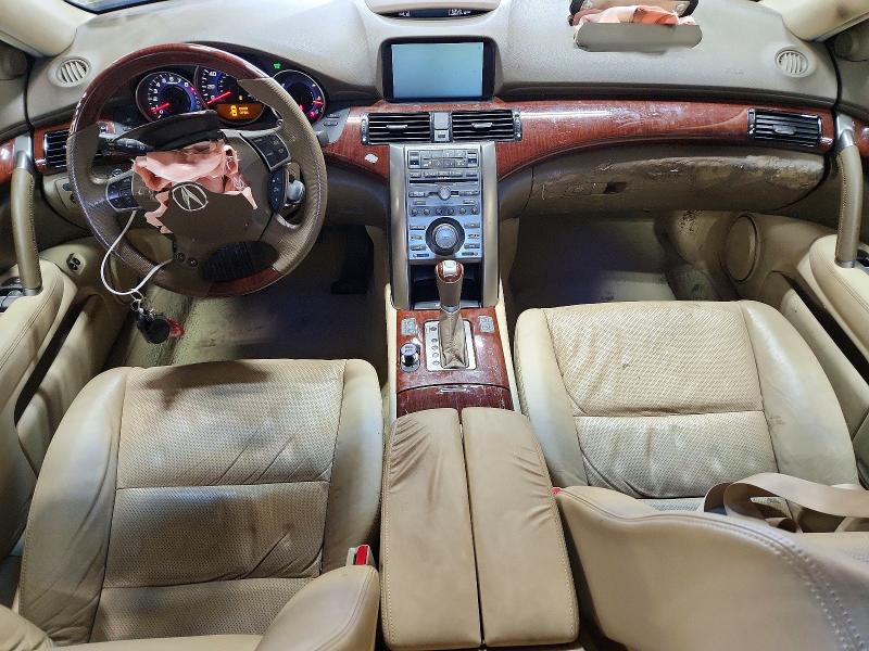 2009 Acura Rl VIN JH4KB266X9C000706 COPART salvage auction — SIDE, NY - MV-907A SALVAGE CERTIFICATE, sold $950 on 2026-07-20 (photo 8)