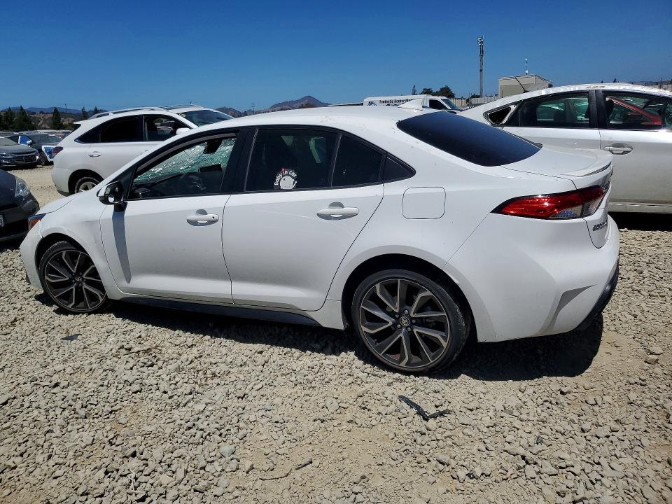 2020 Toyota Corolla VIN JTDS4RCEXLJ028766 COPART salvage auction — ROOF, Ca - Salvage Certificate, sold $8,900 on 2026-07-28 (photo 2)