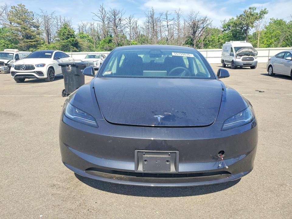 2025 Tesla Model 3 VIN 5YJ3E1EA6SF022319 COPART salvage auction — REAR END, Ny - Mv-907A Salvage Certificate, sold $9,200 on 2026-07-15 (photo 5)