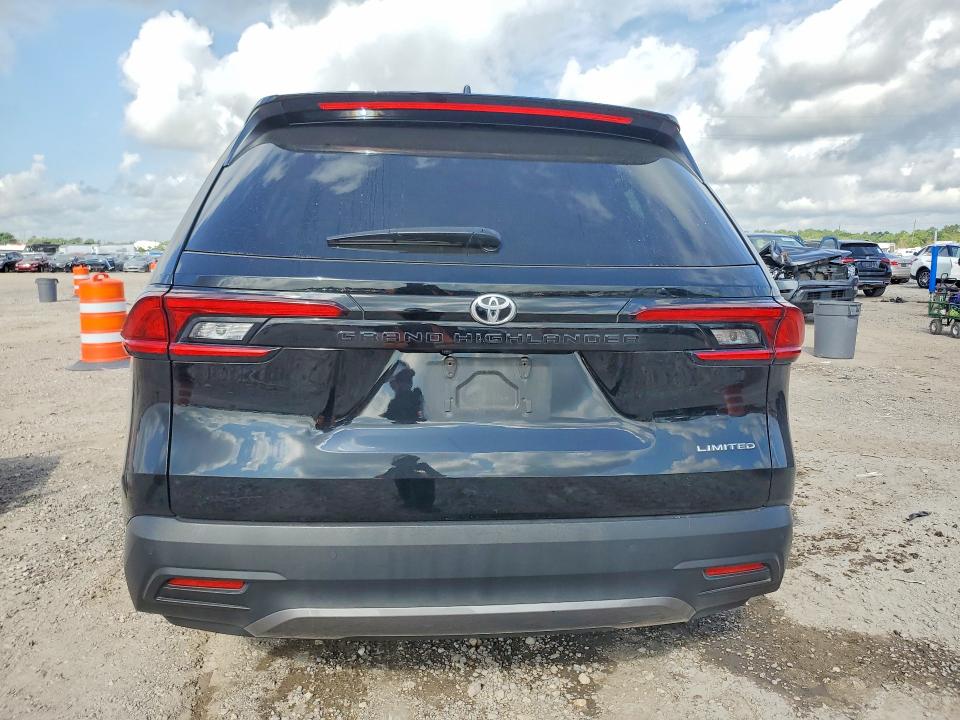 2025 Toyota Highlander VIN 5TDAAAA52SS020350 COPART salvage auction — FRONT END, Tx - Salvage Vehicle Title, sold $19,600 on 2026-07-06 (photo 6)