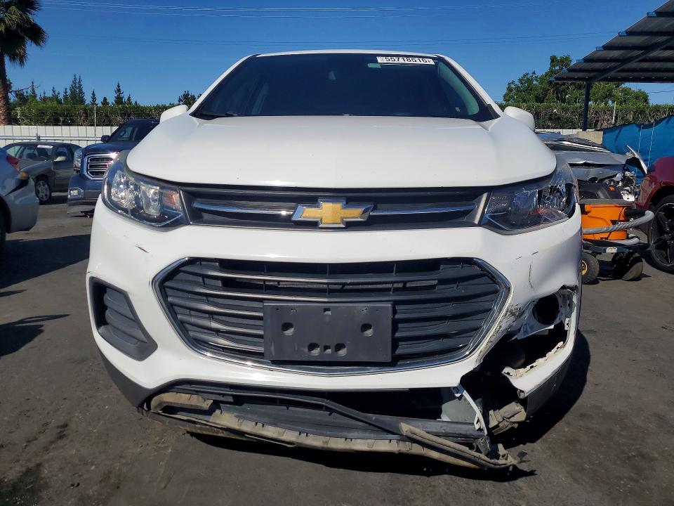 2018 Chevrolet Trax VIN KL7CJKSB3JB701123 COPART salvage auction — FRONT END, Ca - Salvage Certificate, sold $60 on 2026-07-28 (photo 5)