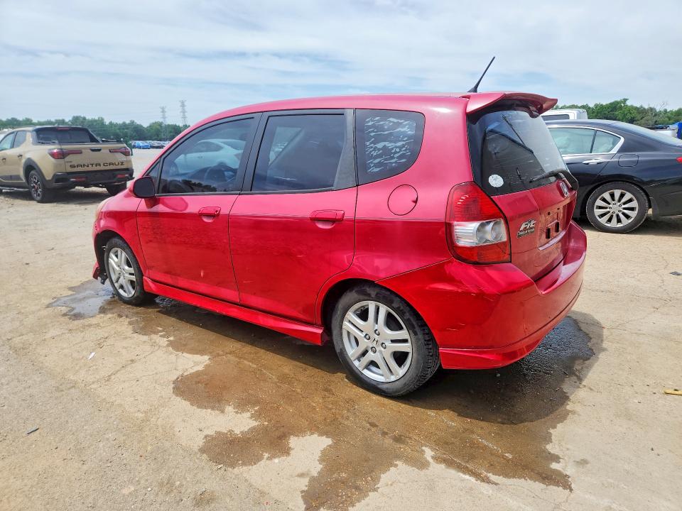 2008 Honda Fit VIN JHMGD38638S012803 COPART salvage auction — FRONT END, TN - SALVAGE CERTIFICATE, sold $450 on 2026-07-09 (photo 2)