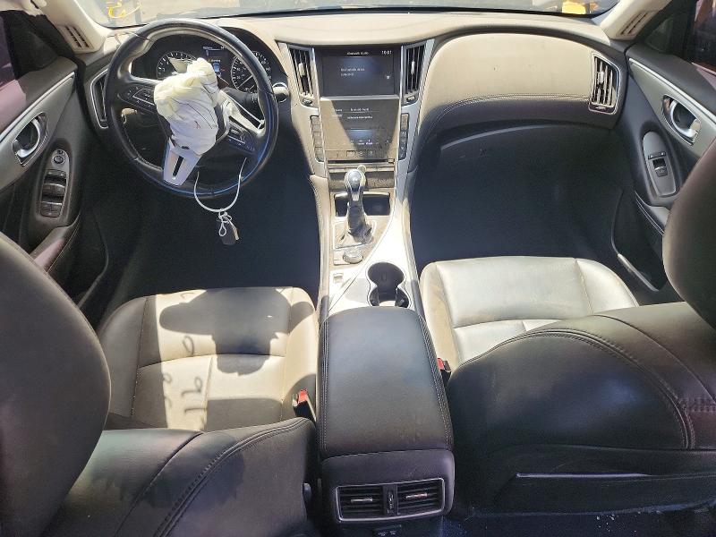 2020 Infiniti Q50 VIN JN1EV7AP9LM208499 COPART salvage auction — SIDE, CA - CERTIFICATE OF TITLE, sold $1,100 on 2026-07-14 (photo 8)