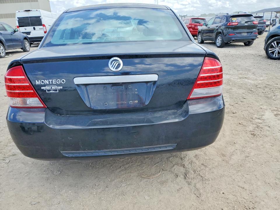 2006 Mercury Montego VIN 1MEFM40196G605650 COPART salvage auction — MINOR DENT/SCRATCHES, Ks - Cert Of Title-Salvage, sold $90 on 2026-07-28 (photo 6)