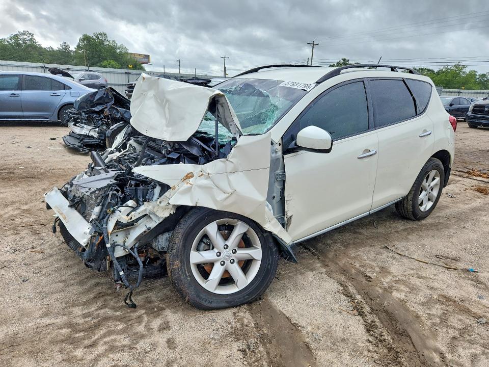 2009 Nissan Murano VIN JN8AZ18UX9W026238 COPART salvage auction — FRONT END, AL - CERT OF TITLE-SALVAGE TITLE, sold $225 on 2026-07-30 (photo 1)