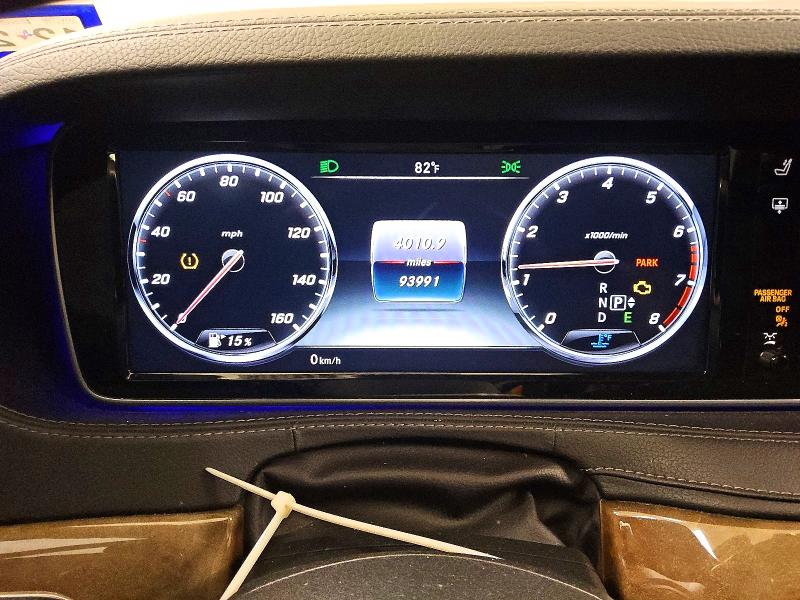 2015 Mercedes-benz S class VIN WDDUG8CB0FA200202 COPART salvage auction — MECHANICAL, Tx - Certificate Of Title, sold $9,700 on 2026-07-30 (photo 9)