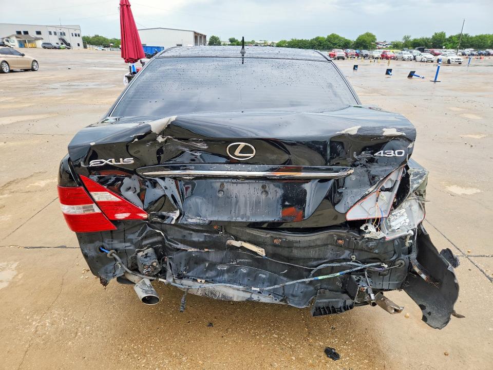2005 Lexus Ls VIN JTHBN36F350174559 COPART salvage auction — REAR END, Tx - Salvage Vehicle Title, sold $250 on 2026-07-16 (photo 6)