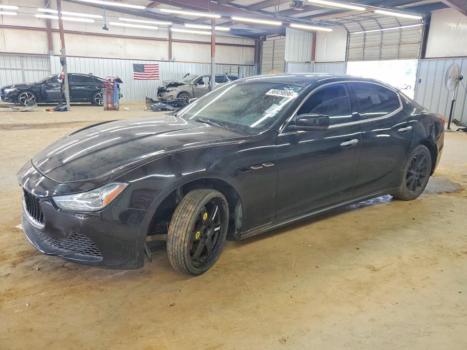 2014 Maserati Ghibli VIN ZAM57XSA4E1112149 COPART salvage auction — UNDERCARRIAGE, Nc - Dealer Only Clean Title, sold $4,600 on 2026-07-29 (photo 1)