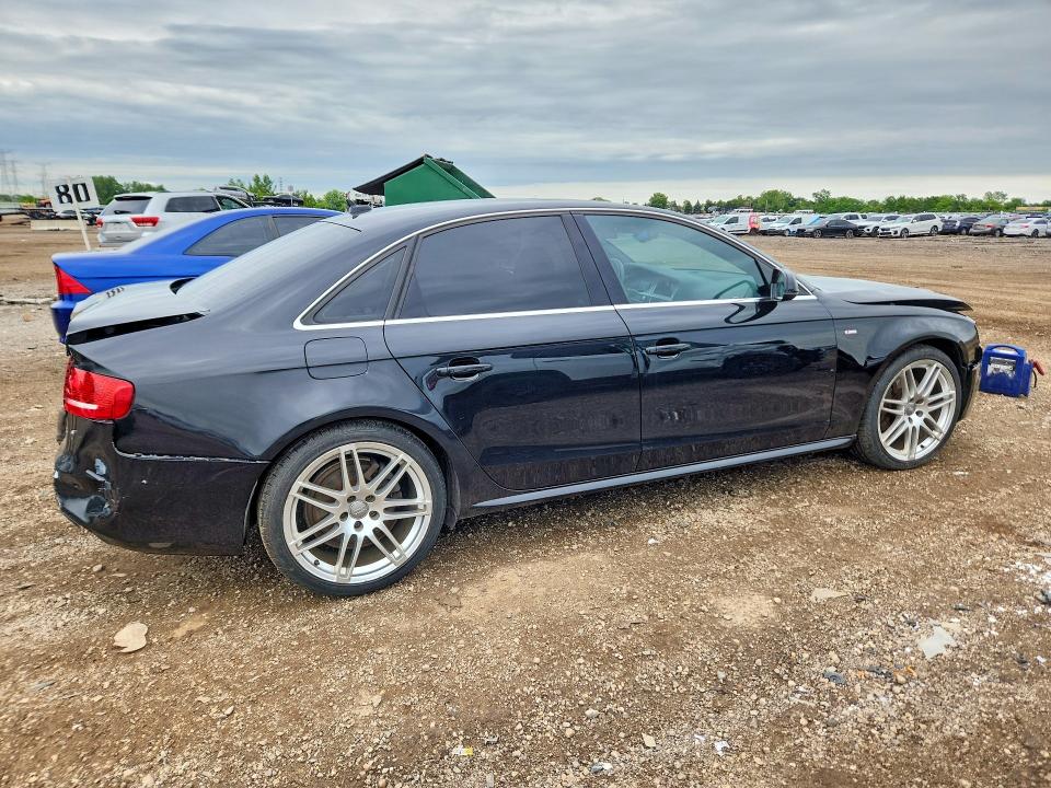 2010 Audi A4 VIN WAUMFAFLXAN021477 COPART salvage auction — REAR END, Il - Salvage Certificate, sold $300 on 2026-07-14 (photo 3)