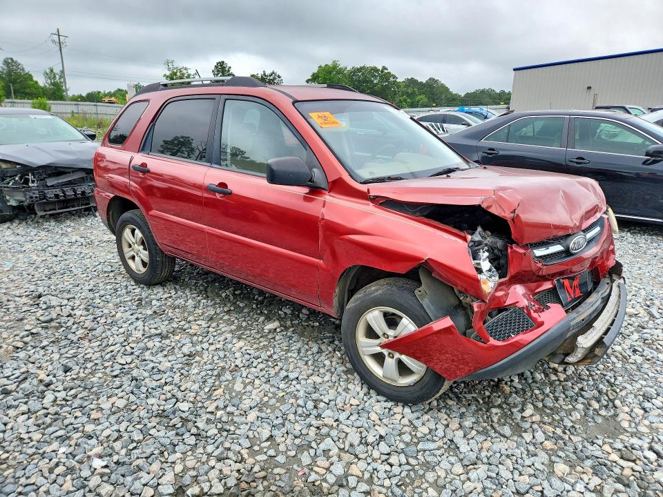 2009 Kia Sportage VIN KNDJF724997573091 COPART salvage auction — FRONT END, Ga - Cert Of Title-Salvage, sold $125 on 2026-07-23 (photo 4)