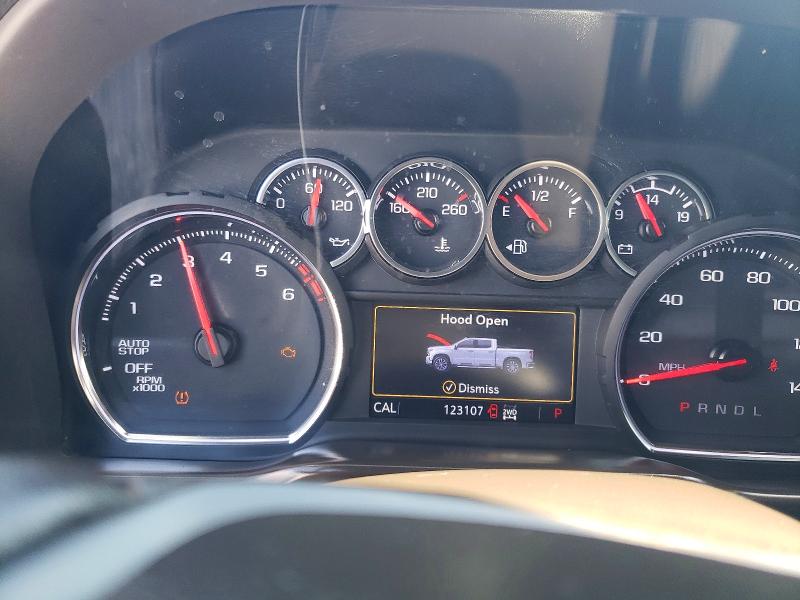 2021 Chevrolet Silverado VIN 1GCPYDEK6MZ194169 COPART salvage auction — MECHANICAL, Ca - Dis/Dlr/Exp Only Clean Title (P), sold $10,700 on 2026-07-03 (photo 9)