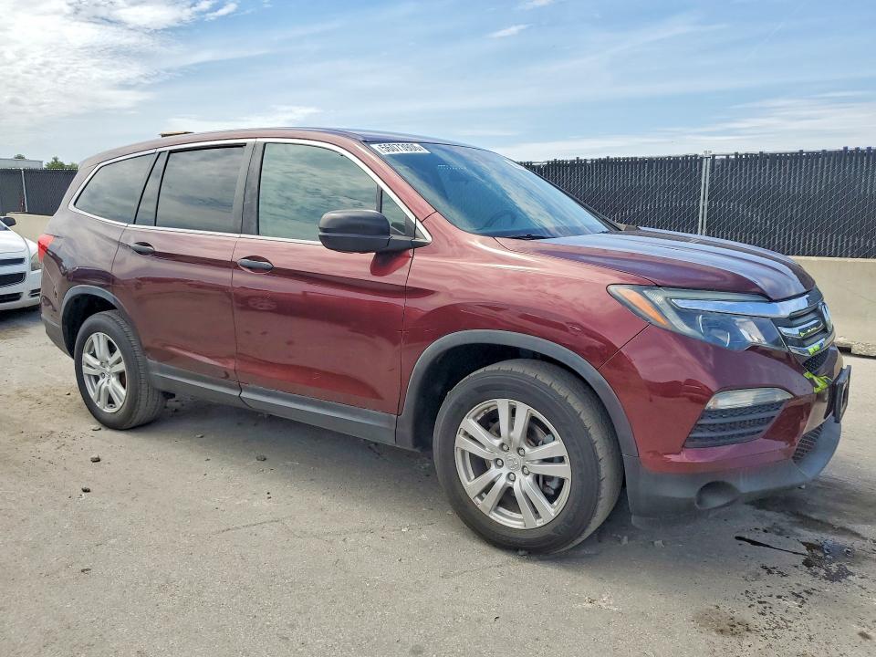2018 Honda Pilot VIN 5FNYF6H11JB068635 COPART salvage auction — MINOR DENT/SCRATCHES, In - Certificate Of Title (P), sold $7,700 on 2026-07-02 (photo 4)