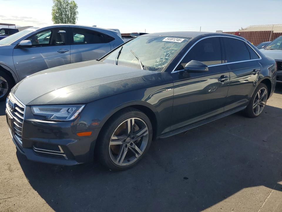 2017 Audi A4 VIN WAUENAF46HN040862 COPART salvage auction — FRONT END, NV - CERTIFICATE OF TITLE, sold $2,450 on 2026-07-27 (photo 1)