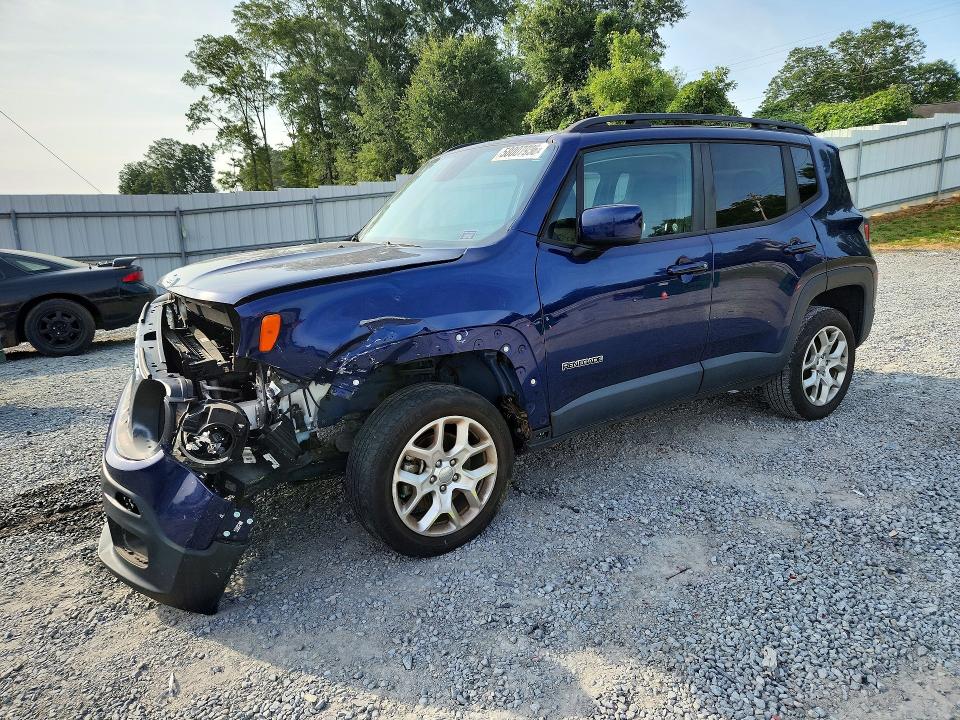 2018 Jeep Renegade VIN ZACCJBBB8JPG96803 COPART salvage auction — FRONT END, Nc - Dlr Only-Clean/Over 25% Damage, sold $925 on 2026-07-08 (photo 1)