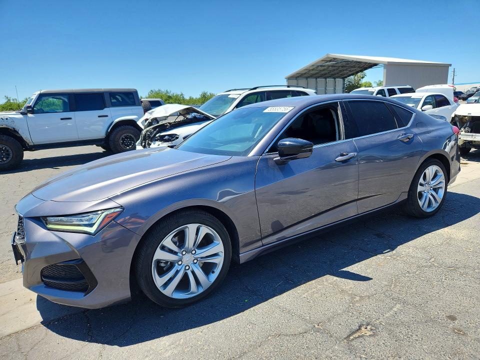 2021 Acura VIN 19UUB5F44MA005836 COPART salvage auction — REAR END, Ca - Salvage Certificate, sold $8,200 on 2026-07-09 (photo 1)