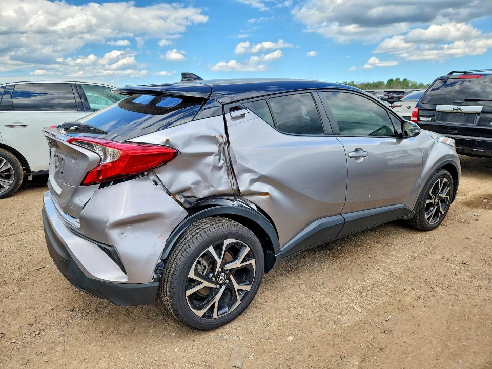 2019 Toyota C-hr VIN JTNKHMBX8K1021948 COPART salvage auction — SIDE, Il - Certificate Of Title (P), sold $5,600 on 2026-07-09 (photo 3)