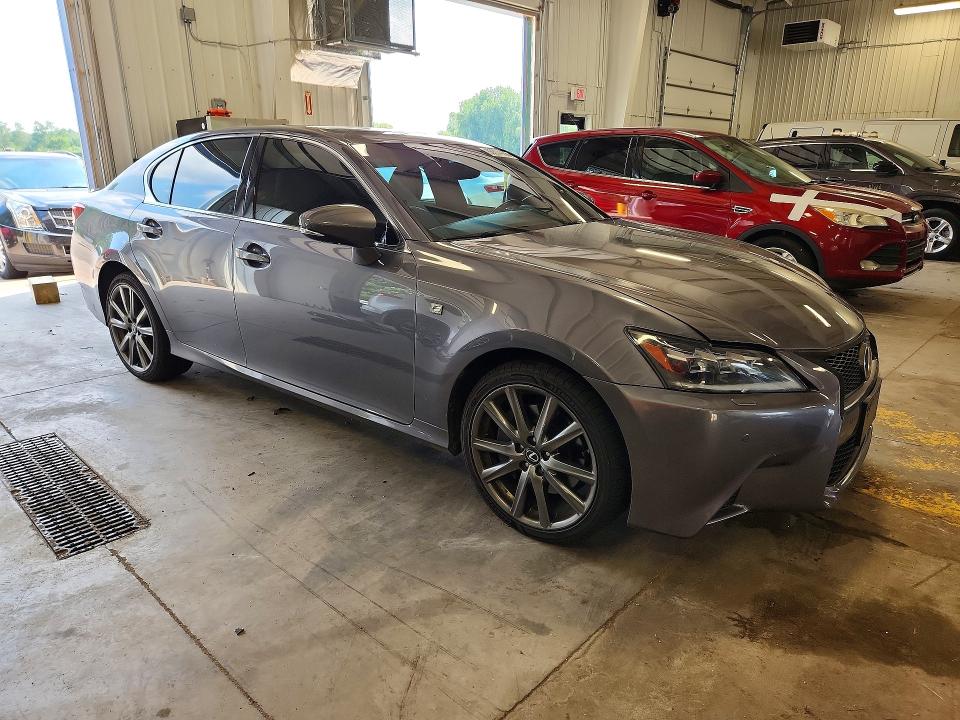 2013 Lexus Gs VIN JTHCE1BL2D5011827 COPART salvage auction — HAIL, Mn - Cert Of Title-Salvage, sold $6,900 on 2026-07-09 (photo 4)