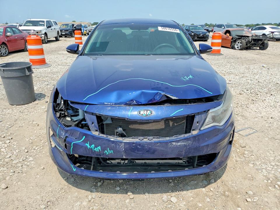 2017 Kia VIN 5XXGT4L39HG134857 COPART salvage auction — FRONT END, Tx - Salvage Vehicle Title, sold $100 on 2026-07-27 (photo 5)