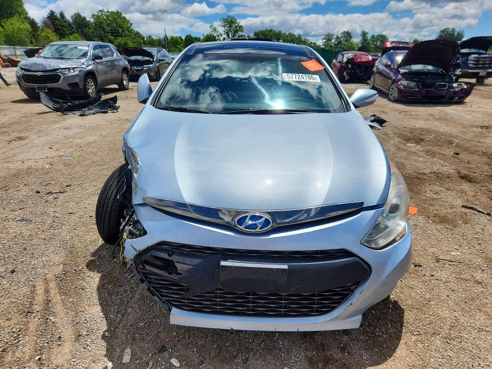 2013 Hyundai VIN KMHEC4A44DA068710 COPART salvage auction — FRONT END, Il - Salvage Certificate, sold $400 on 2026-07-28 (photo 5)