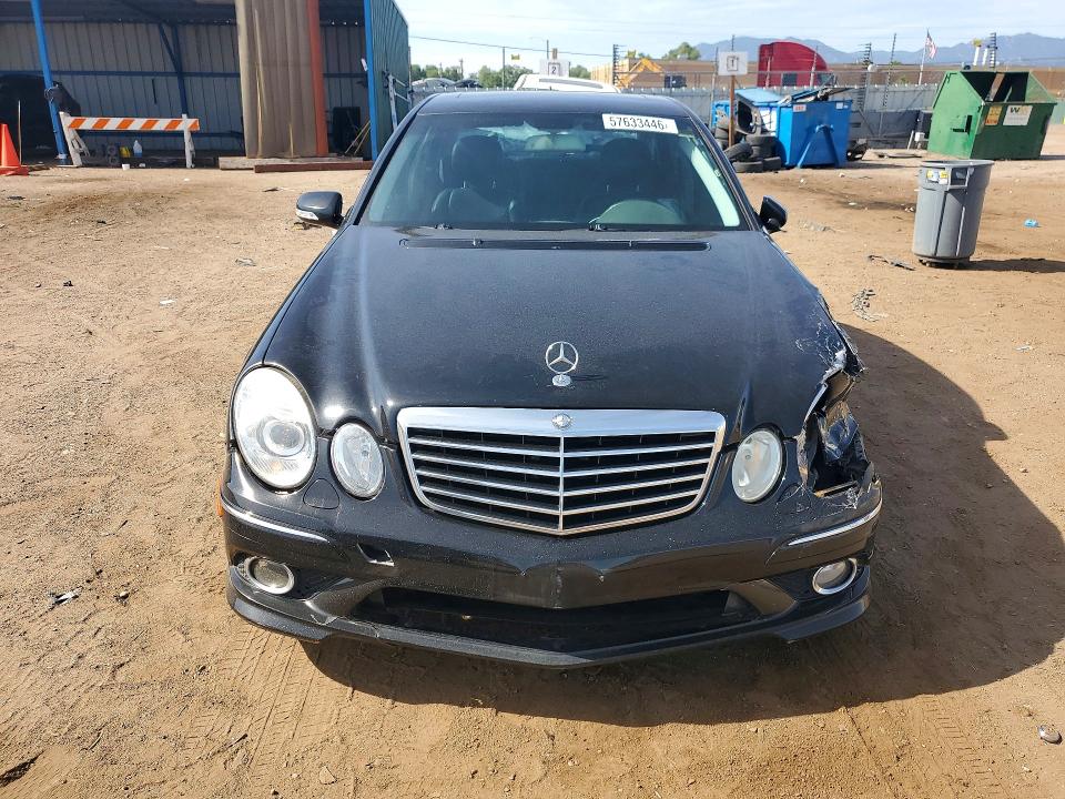 2009 Mercedes-benz E-class VIN WDBUF87X59B391583 COPART salvage auction — FRONT END, CO - SALVAGE TITLE (P), sold $425 on 2026-08-17 (photo 5)
