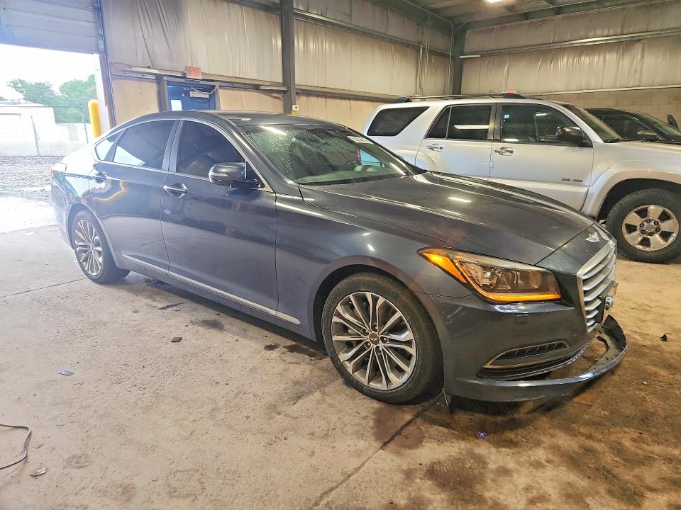 2015 Hyundai VIN KMHGN4JE8FU024576 COPART salvage auction — SIDE, Pa - Cert Of Salvage-W=Flood Veh, sold $30 on 2026-07-27 (photo 4)