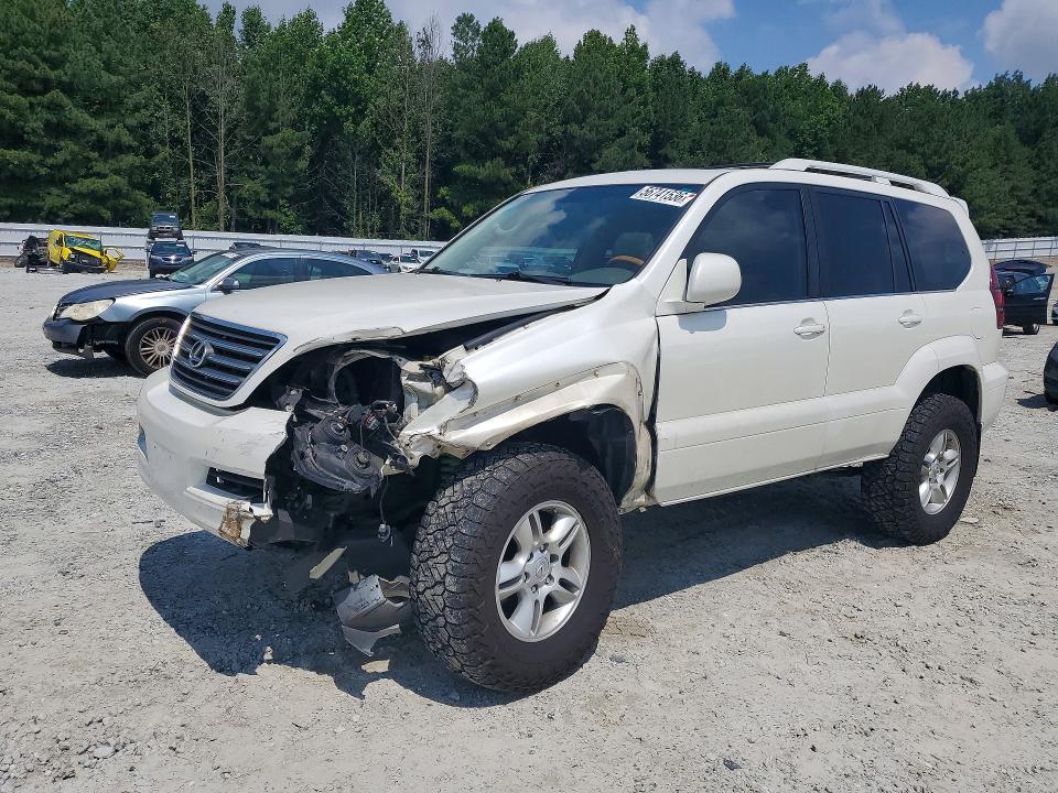 2007 Lexus Gx VIN JTJBT20X470126524 COPART salvage auction — FRONT END, Ga - Cert Of Title-Salvage, sold $3,650 on 2026-07-29 (photo 1)