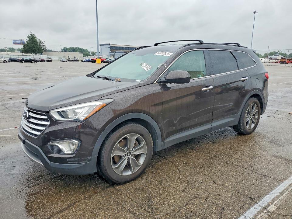 2016 Hyundai Santa fe VIN KM8SMDHF4GU139110 COPART salvage auction — FRONT END, Oh - Cert Of Title-Salvage, sold $1,250 on 2026-07-06 (photo 1)