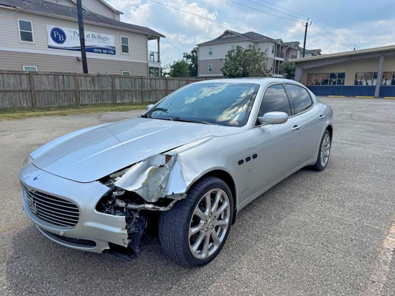 2006 Maserati Quattroporte VIN ZAMCE39A360022008 COPART salvage auction — FRONT END, Tx - Certificate Of Title (P), sold $1,950 on 2026-07-30 (photo 2)