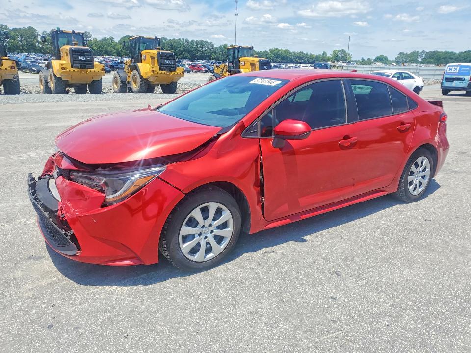 2021 Toyota Corolla VIN 5YFEPMAE6MP251023 COPART salvage auction — REAR END, Nc - Salvage Certificate Of Title, sold $1,950 on 2026-07-28 (photo 1)