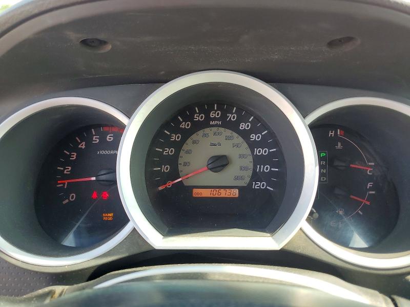 2009 Toyota Tacoma VIN 5TENX22N09Z612685 COPART salvage auction — HAIL, Mo - Salvage Certificate Of Title, sold $350 on 2026-07-27 (photo 9)