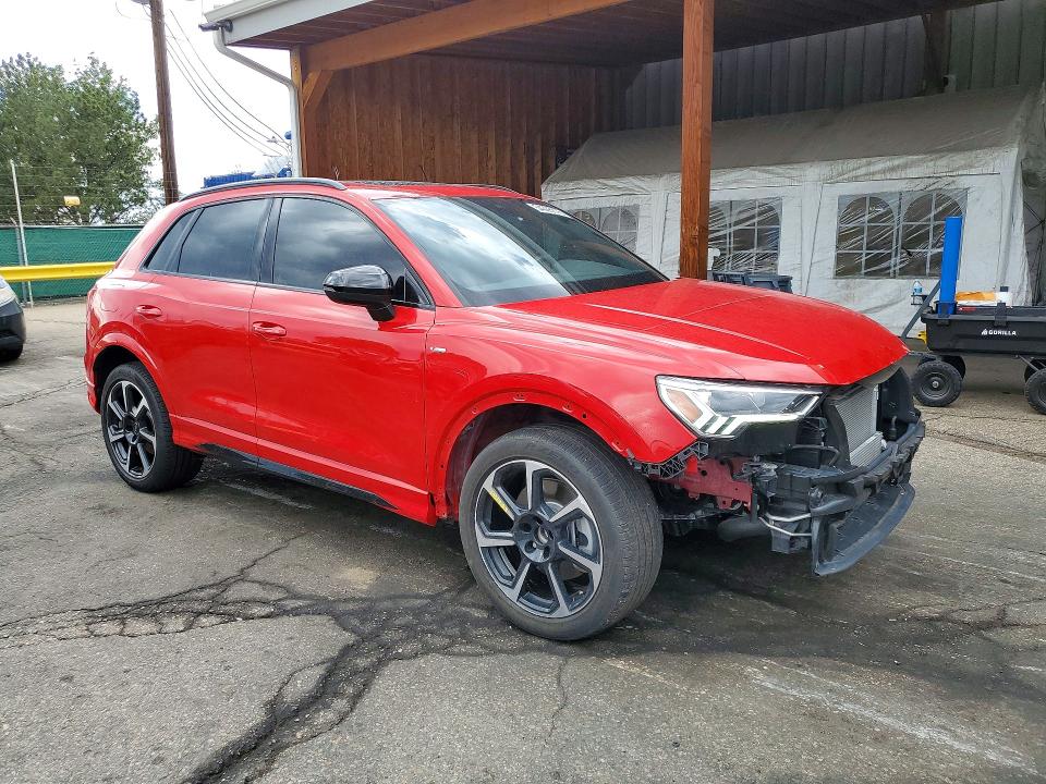 2025 Audi VIN WA1EEDF36S1053826 COPART salvage auction — FRONT END, Co - Public - Salvage Title, sold $12,300 on 2026-07-30 (photo 4)