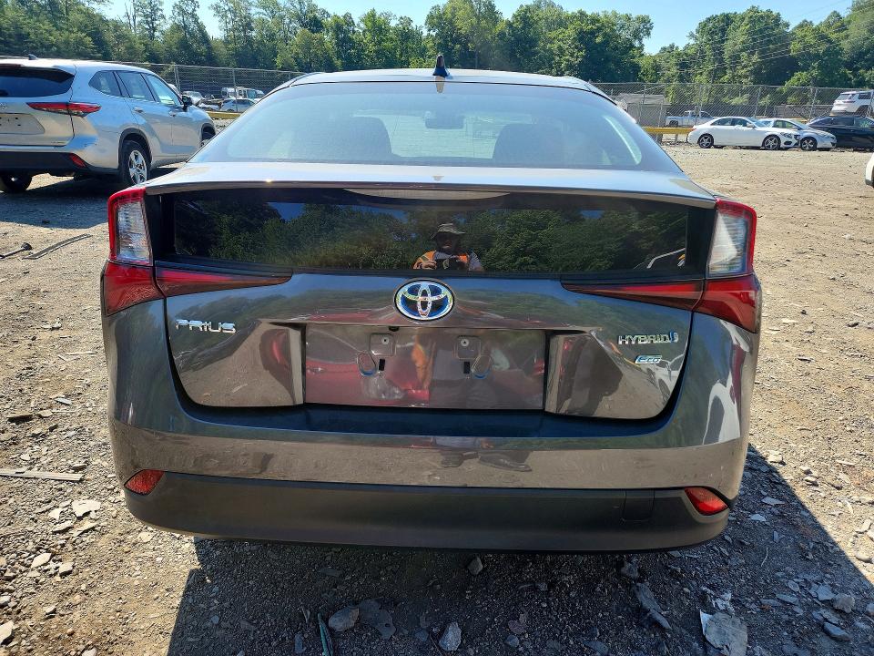 2022 Toyota Prius VIN JTDKAMFU1N3174656 COPART salvage auction — SIDE, MD - CERT OF SALVAGE < 75% DAMAGE, sold $5,800 on 2026-07-21 (photo 6)