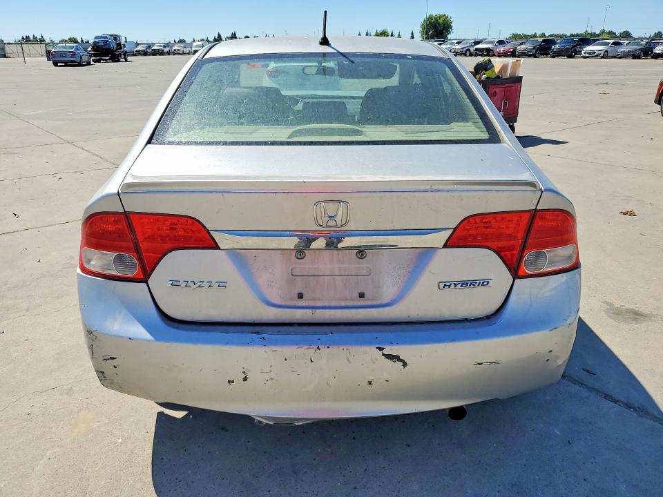 2010 Honda Civic VIN JHMFA3F27AS007498 COPART salvage auction — FRONT END, Ca - Salvage Certificate, sold $125 on 2026-07-13 (photo 6)