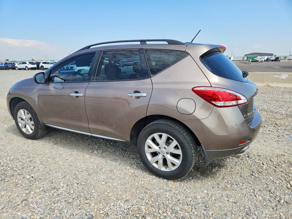 2012 Nissan Murano VIN JN8AZ1MW3CW205171 COPART salvage auction — FRONT END, CO - PUBLIC - SALVAGE TITLE (P), sold $1,550 on 2026-07-02 (photo 2)