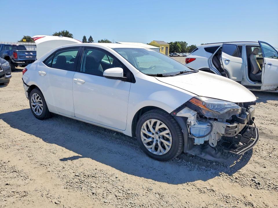 2019 Toyota Corolla VIN 2T1BURHE4KC243403 COPART salvage auction — FRONT END, Ca - Salvage Certificate, sold $4,100 on 2026-07-09 (photo 4)