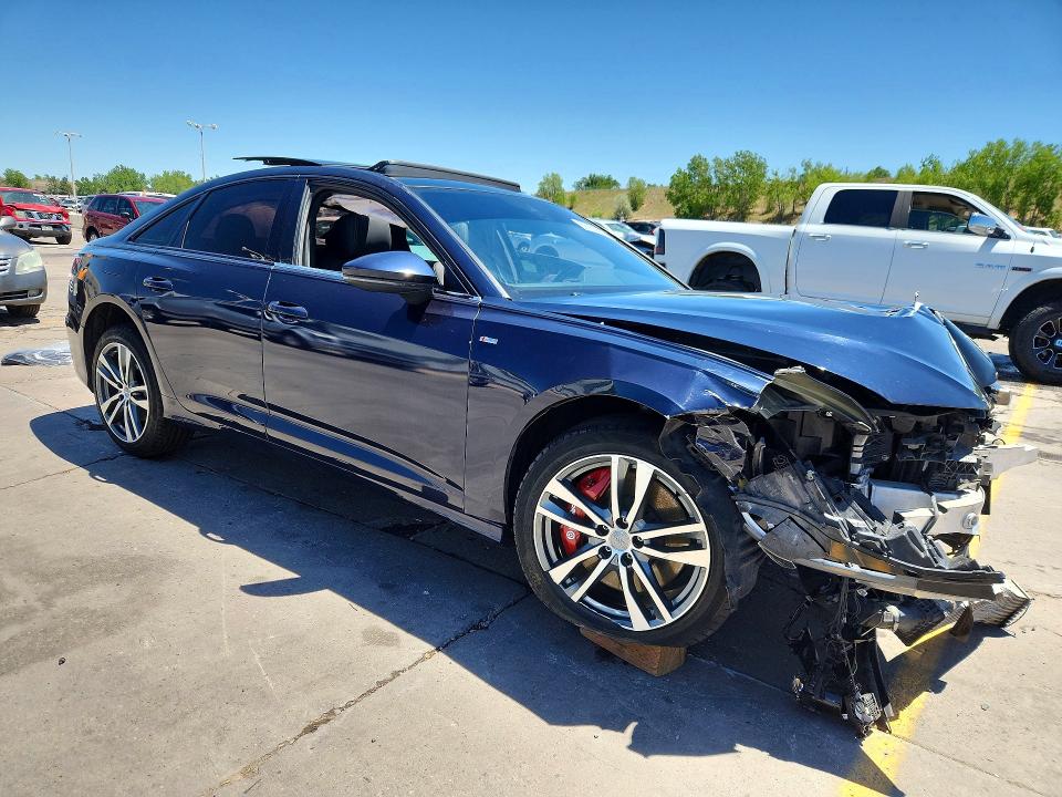 2019 Audi A6 VIN WAUK2AF25KN106495 COPART salvage auction — FRONT END, Co - Public - Salvage Title, sold $3,350 on 2026-07-27 (photo 4)