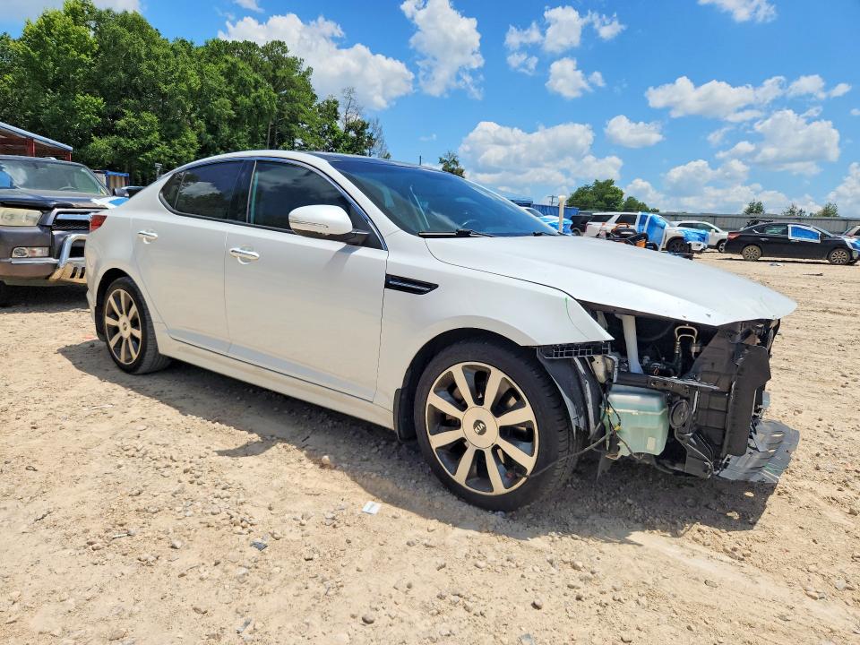 2012 Kia Optima VIN 5XXGR4A65CG065749 COPART salvage auction — FRONT END, Fl - Cert Of Title Slvg Rebuildable, sold $725 on 2026-07-10 (photo 4)