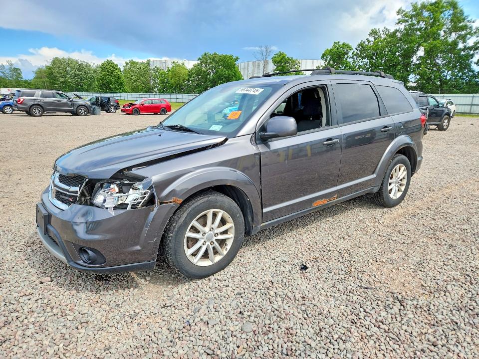 2014 Dodge Journey VIN 3C4PDCBG3ET284359 COPART salvage auction — FRONT END, NY - MV-907A SALVAGE CERTIFICATE, sold $425 on 2026-07-06 (photo 1)