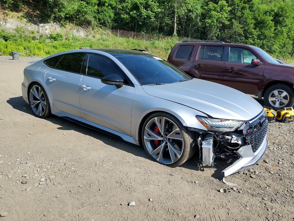 2021 Audi S7 VIN WUAPCBF24MN901264 COPART salvage auction — FRONT END, Ny - Mv-907A Salvage Certificate, sold $30,000 on 2026-07-16 (photo 4)