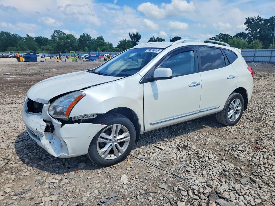 2013 Nissan Rogue VIN JN8AS5MV4DW133336 COPART salvage auction — FRONT END, IL - SALVAGE CERTIFICATE, sold $500 on 2026-07-31 (photo 1)