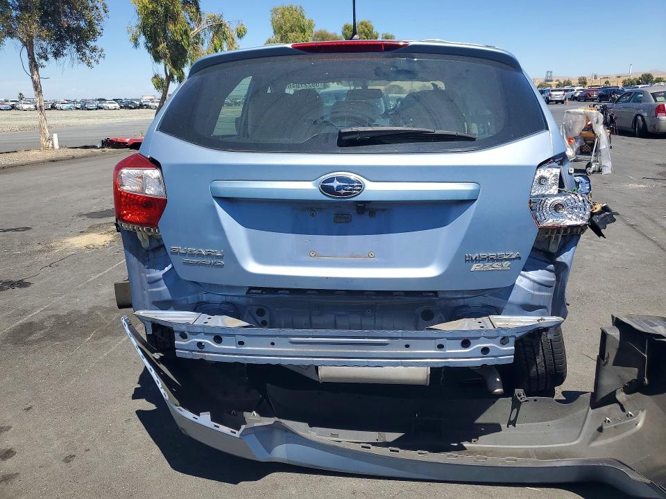 2012 Subaru Impreza VIN JF1GPAC64CH218616 COPART salvage auction — SIDE, CA - SALVAGE CERTIFICATE, sold $175 on 2026-07-13 (photo 6)