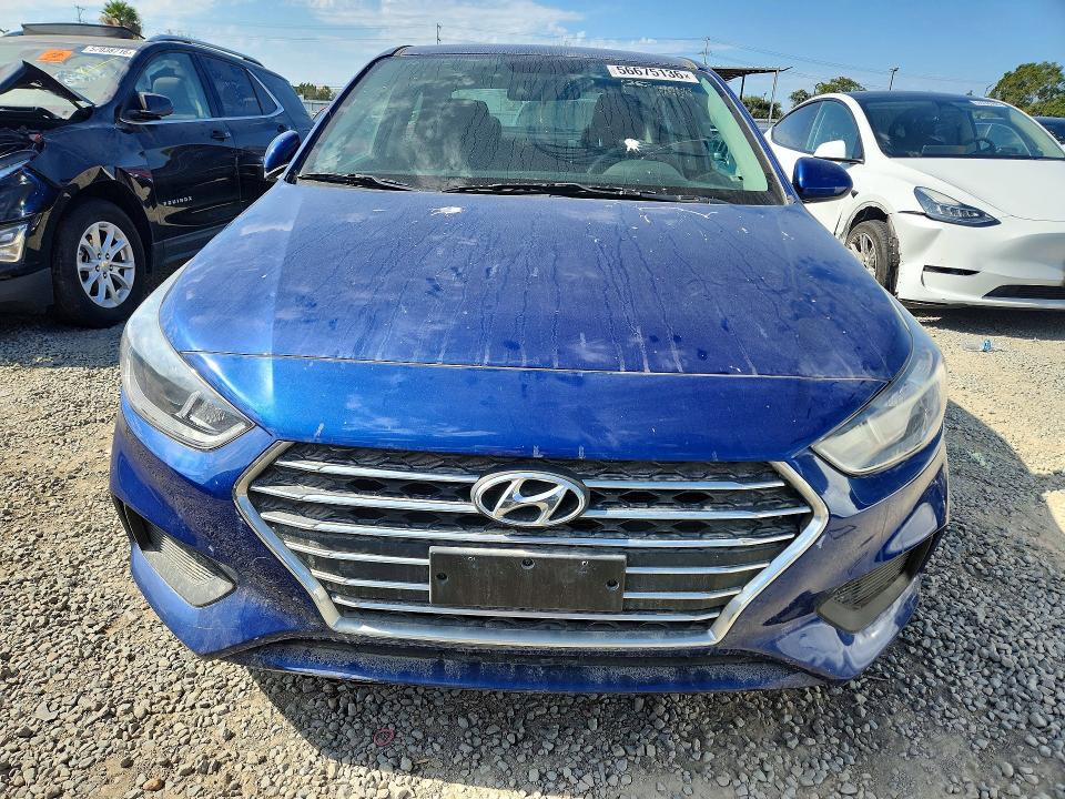 2022 Hyundai Accent VIN 3KPC24A60NE174375 COPART salvage auction — REAR END, CA - SALVAGE CERTIFICATE, sold $2,100 on 2026-07-31 (photo 5)