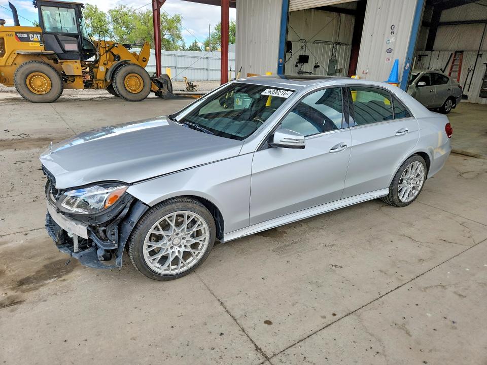 2015 Mercedes-benz E-klasse VIN WDDHF6HB7FB137675 COPART salvage auction — FRONT END, Id - Salvage Certificate Of Title, sold $3,100 on 2026-08-15 (photo 1)