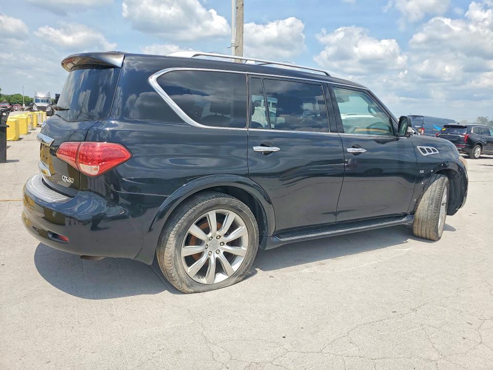 2014 Infiniti Qx80 VIN JN8AZ2NE4E9066052 COPART salvage auction — MINOR DENT/SCRATCHES, Oh - Certificate Of Title, sold $1,100 on 2026-07-20 (photo 3)