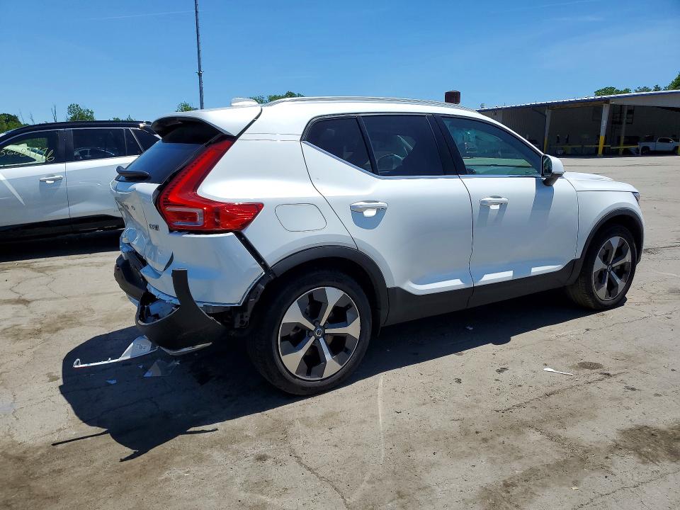 2023 Volvo Xc40 VIN YV4L12UN8P2952462 COPART salvage auction — REAR END, Nj - Cert Of Title-Salvage, sold $375 on 2026-08-17 (photo 3)