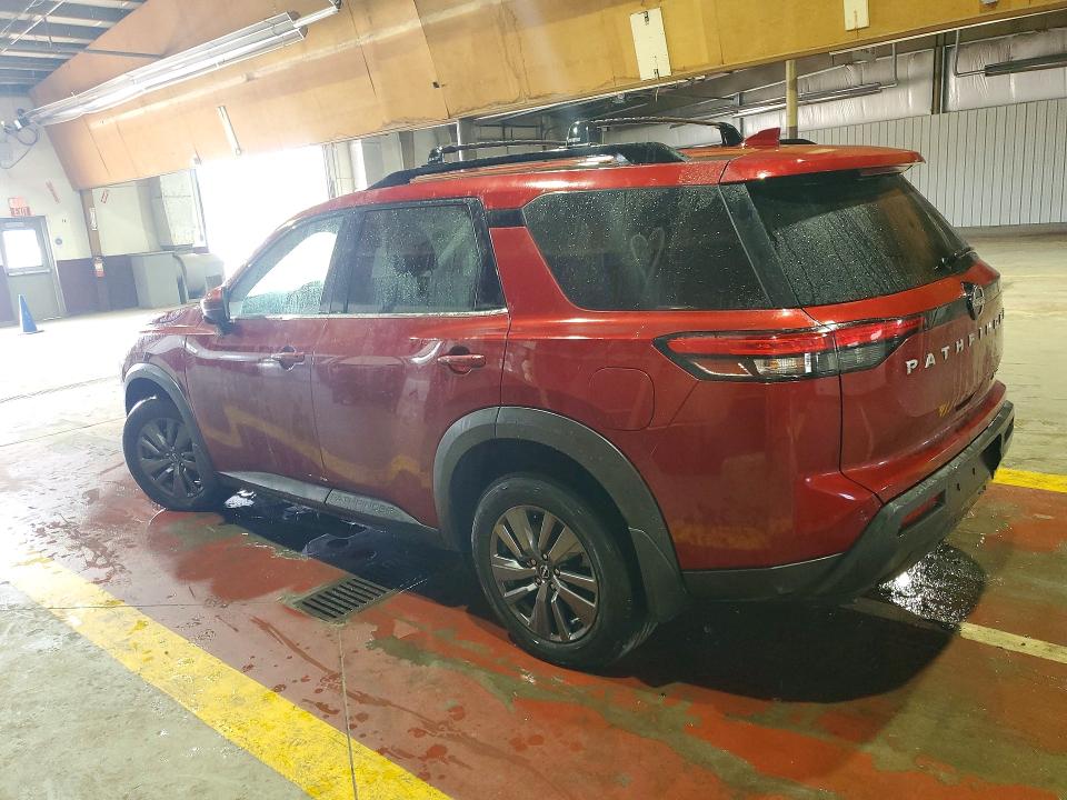 2022 Nissan Pathfinder VIN 5N1DR3BC2NC211850 COPART salvage auction — MINOR DENT/SCRATCHES, Wv - Certificate Of Title, sold $14,600 on 2026-07-28 (photo 2)