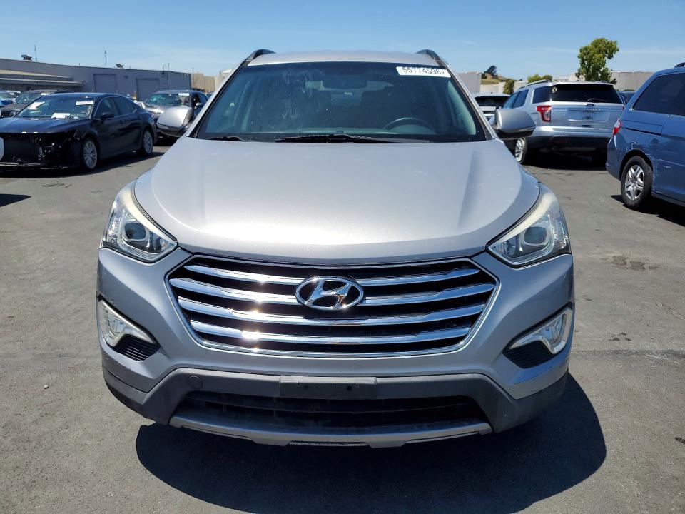 2014 Hyundai Santa fe VIN KM8SN4HF6EU067269 COPART salvage auction — FRONT END, Ca - Dis/Dlr/Exp Only Clean Title, sold $4,500 on 2026-07-06 (photo 5)