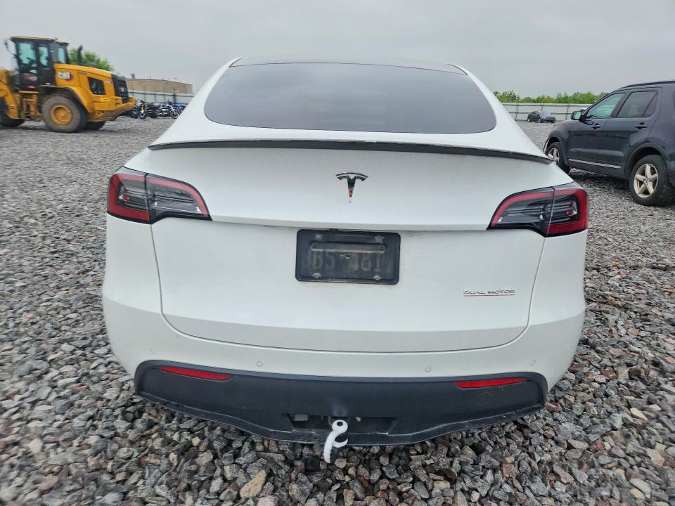 2021 Tesla Model y VIN 5YJYGDEF8MF248961 COPART salvage auction — FRONT END, Wi - Cert Of Title-Claim Paid, sold $8,100 on 2026-07-27 (photo 6)