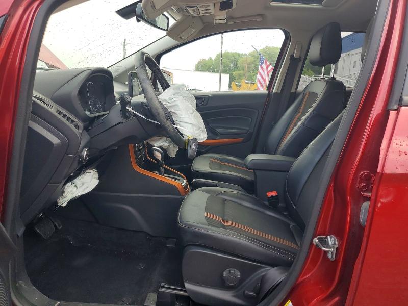 2018 Ford Ecosport VIN MAJ6P1CL3JC176225 COPART salvage auction — FRONT END, Mn - Cert Of Title-Salvage, sold $250 on 2026-07-28 (photo 7)