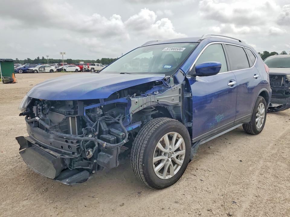 2020 Nissan Rogue VIN KNMAT2MT5LP537065 COPART salvage auction — FRONT END, TX - SALVAGE VEHICLE TITLE, sold $4,200 on 2026-07-24 (photo 1)